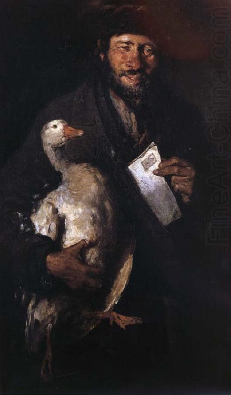 Nicolae Grigorescu Jew with a Goose china oil painting image